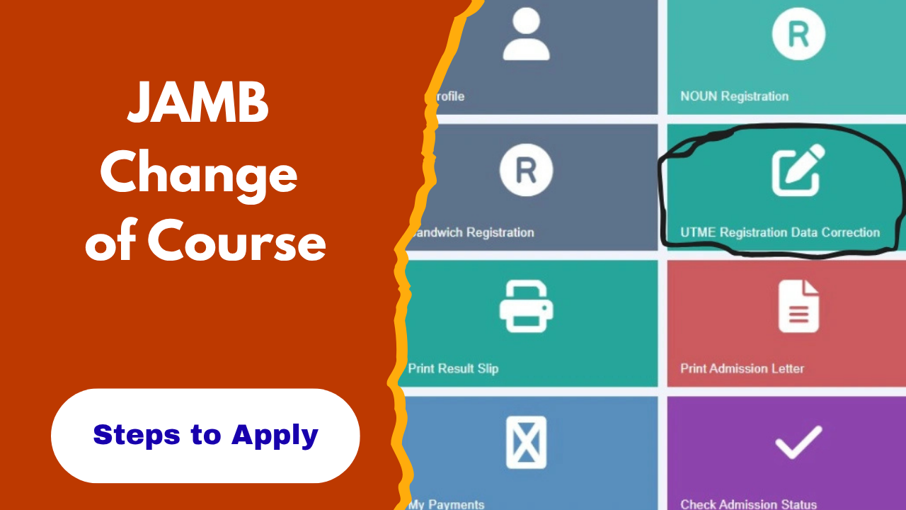 ‎How to Apply for JAMB Change of Course 2026