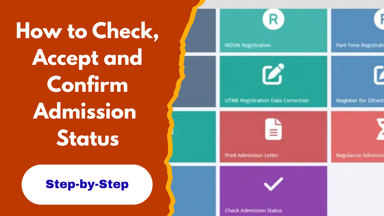 ‎JAMB CAPS Portal 2026: How to Check, Accept and Confirm Admission Status